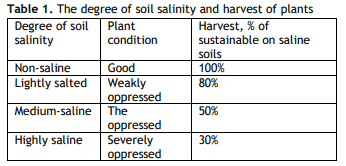 Quanto Maior O Nível De Salinidade Do Solo, Mais Impactos Na Produtividade (Fonte: Takhirova Et Al, 2021)