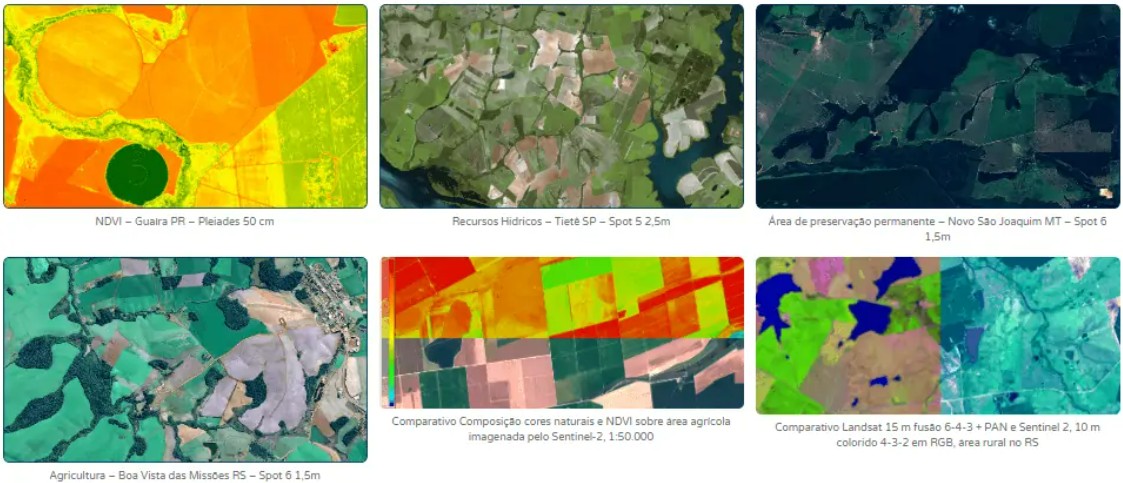 Exemplos De Imagens De Satélite Em Tempo Real